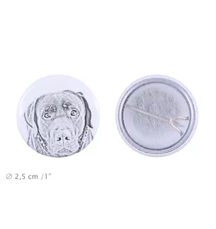 Labrador Retriever - pin with your dog, add your own photo, Art-Dog brand