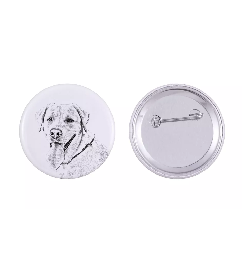 Labrador Retriever I - pin with your dog, add your own photo, Art-Dog brand