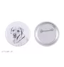 Labrador Retriever I przypinka z psem duża Art-Dog