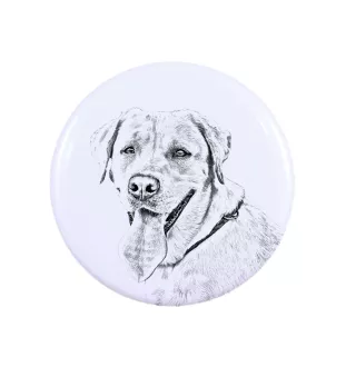 Labrador Retriever I - pin with your dog, add your own photo, Art-Dog brand