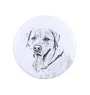 Labrador Retriever I przypinka z psem duża Art-Dog