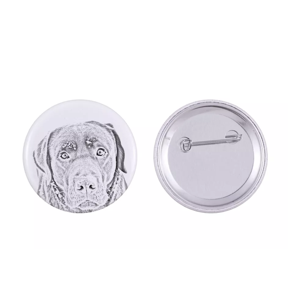 Labrador Retriever, retriever du Labrador - badge avec votre chien, ajoutez votre propre photo, marque Art-Dog