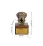 Labrador Retriever - urn for dog ashes with a statuette, small urn for a dog, personalized urn with a bust of a dog by Art-Dog brand