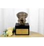 Labrador Retriever - an urn with an engraving and a sculpture of a dog, a handmade product by the Art-Dog brand.