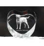 Labrador Retriever, retriever du Labrador I - une photo de chien dans un cristal, un cœur en cristal, un cadre photo exceptionnel de la marque Art-Dog