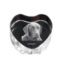 Labrador Retriever, retriever du Labrador - une photo de chien dans un cristal, un cœur en cristal, un cadre photo exceptionnel de la marque Art-Dog