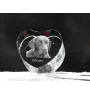 Labrador Retriever - Hundebild im Kristall, Kristallherz, einzigartiger Bilderrahmen der Marke Art-Dog