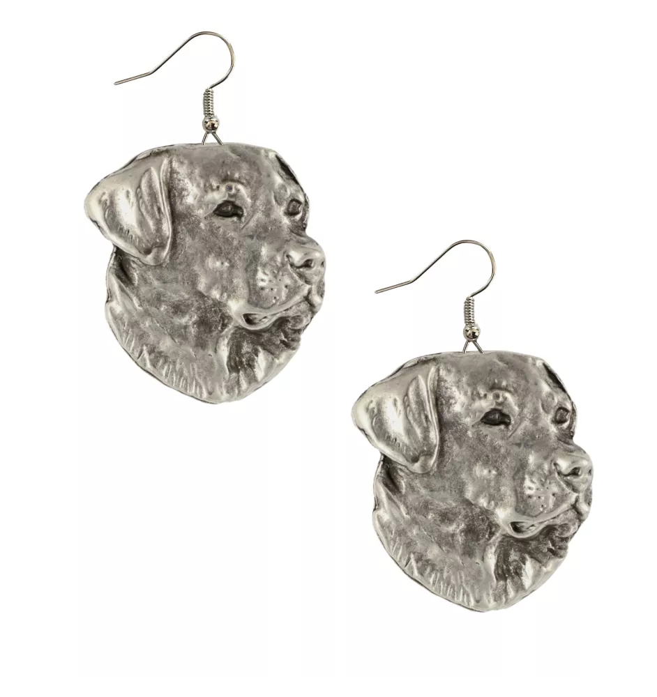 Labrador Retriever - Hängende Ohrringe mit Hunden, entzückender Schmuck für Hunde-Mama, Geschenk für Mädchen von der Marke Art-Dog