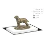 Labrador Retriever - Hundestatue, Figur auf weißem Sockel, Trophäe für die Art-Dog-Hundeaustellung.