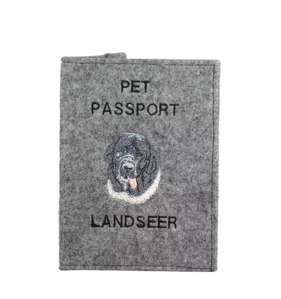 Landseer - Hundepassetui, Dokumententasche, Geschenk für den Reisenden von der Marke Art-Dog