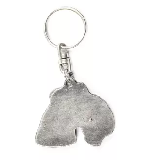 Lakeland Terrier - Silver-plated dog pendant, handbag decoration, backpack pendant by Art-Dog brand