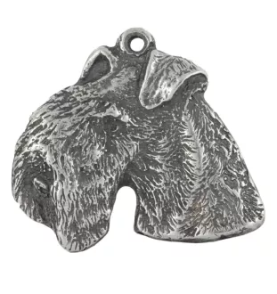 Lakeland Terrier - Versilberte Hund Anhänger, Handtasche Dekoration, Rucksack-Anhänger von Art-Dog Marke