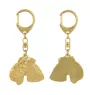 Lakeland Terrier - Gilded key ring with dog, handbag decoration, luxury accessory by Art-Dog brand