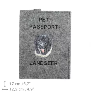 Landseer - Porte passeport pour chien, porte document, cadeau pour le voyageur de la marque Art-Dog