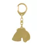 Lakeland Terrier - Gilded key ring with dog in gift box, handbag decoration, luxury accessory by Art-Dog brand