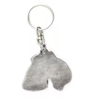 Lakeland Terrier - Versilberter Anhänger mit einem Hund in einer dekorativen Box, Handtaschenschmuck, Rucksackanhänger der Marke Art-Dog