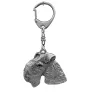 Lakeland Terrier - Silver-plated key ring with a dog in a gift box, handbag decoration, backpack pendant by Art-Dog brand