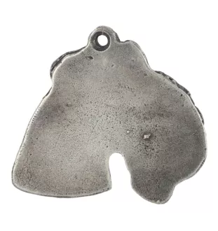 Lakeland Terrier - Versilberter Schlüsselanhänger mit Hund in einer Geschenkbox, Handtaschenschmuck, Rucksackanhänger der Marke Art-Dog