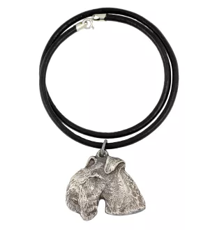 Lakeland Terrier - Necklace with dog, silver-plated pendant for dog fan, unique jewelry by Art-Dog brand