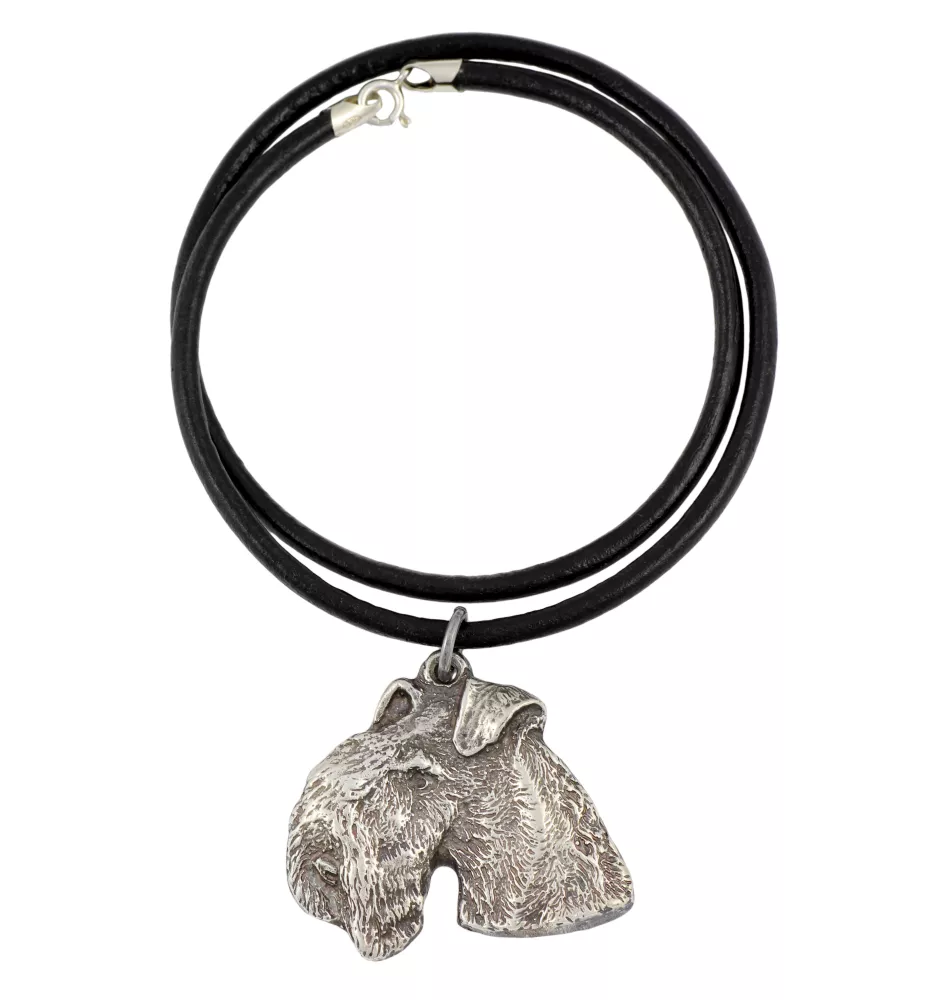Lakeland Terrier - Necklace with dog, silver-plated pendant for dog fan, unique jewelry by Art-Dog brand