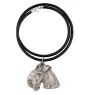 Lakeland Terrier - Necklace with dog, silver-plated pendant for dog fan, unique jewelry by Art-Dog brand