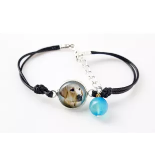Labrador Retriever I - a set of jewelry with your photo, handmade set, bracelet and necklace by Art.-Dog brand