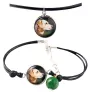 Labrador Retriever, retriever du Labrador - ensemble de bijoux avec votre photo, ensemble fait à la main, bracelet et collier de la marque Art.-Dog