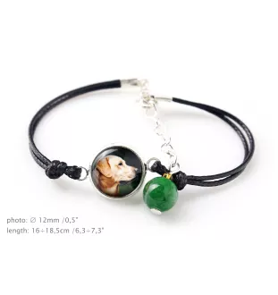Labrador Retriever - a set of jewelry with your photo, handmade set, bracelet and necklace by Art.-Dog brand