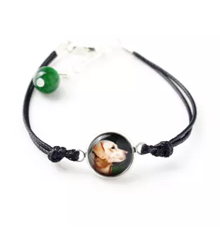 Labrador Retriever, retriever du Labrador - ensemble de bijoux avec votre photo, ensemble fait à la main, bracelet et collier de la marque Art.-Dog