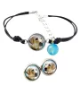 Labrador Retriever I - a set of jewelry with your photo, a woman's ornament, handmade item, a product made with passion for creating the Art-Dog brand.