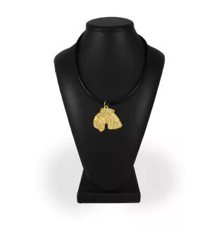 Lakeland Terrier - Hundehalsband, vergoldeter Anhänger für Hundefans, einzigartiger Schmuck der Marke Art-Dog