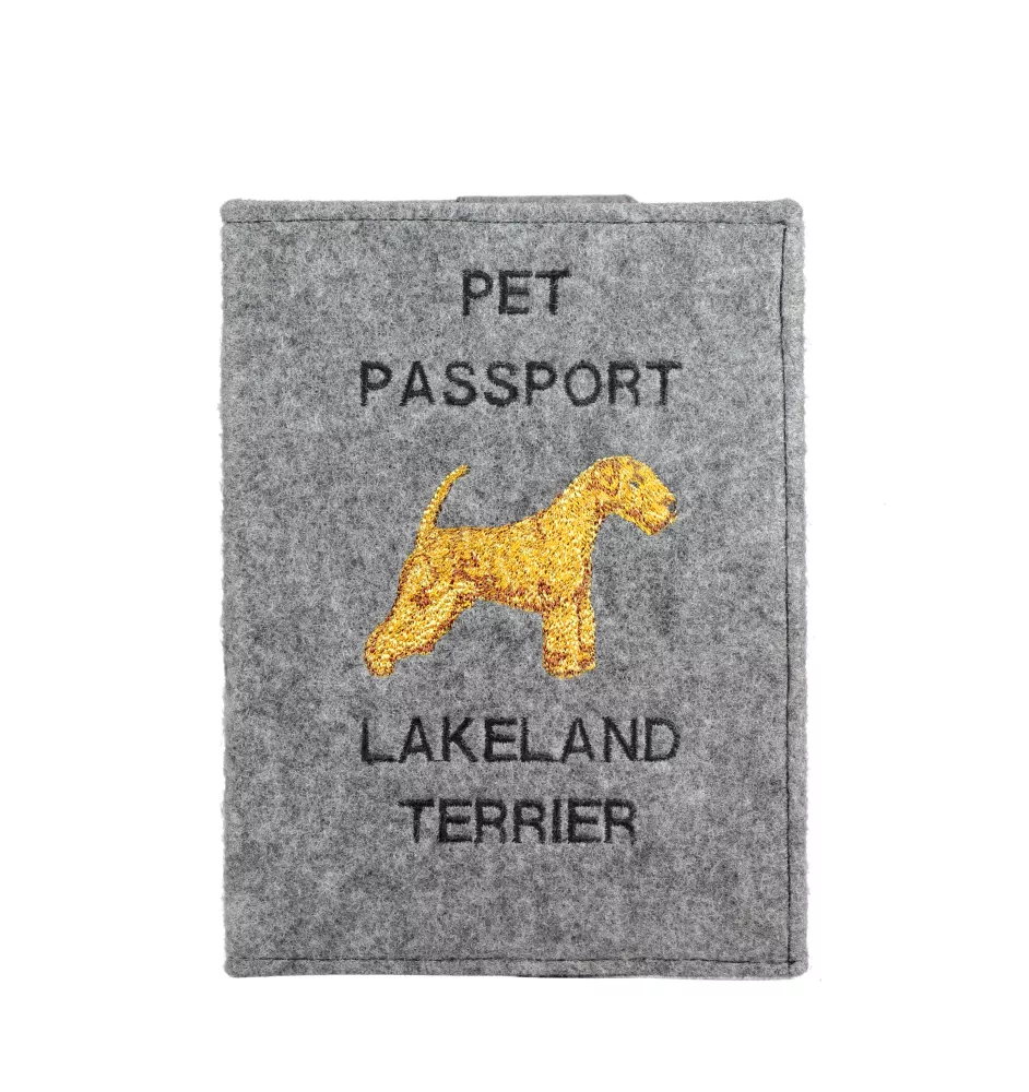 Lakeland Terrier - Porte passeport pour chien, porte document, cadeau pour le voyageur de la marque Art-Dog