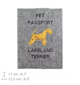 Lakeland Terrier - Hundepassetui, Dokumententasche, Geschenk für den Reisenden von der Marke Art-Dog