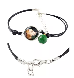 Labrador Retriever - Armband in einer Schachtel mit Ihrem Foto, femininer Schmuck, ein ausgezeichnetes Geschenk der Marke Art-Dog.