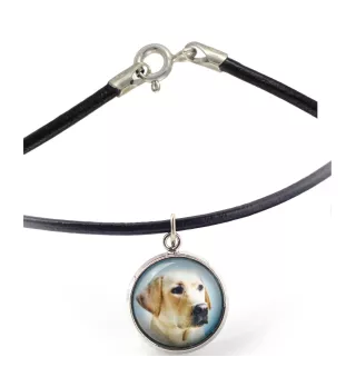 Labrador Retriever I naszyjnik w pudełku ze zdjęciem Art-Dog