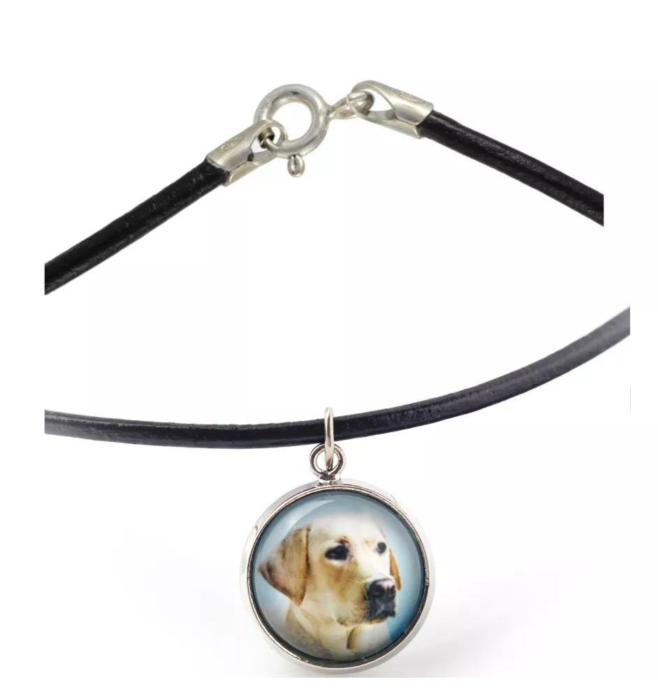 Labrador Retriever I naszyjnik w pudełku ze zdjęciem Art-Dog