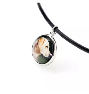Labrador Retriever naszyjnik w pudełku ze zdjęciem Art-Dog