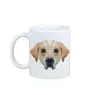 Labrador Retriever - cup with a geometric dog image and the inscription Art-Dog