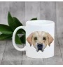 Labrador Retriever - Becher mit einem Bild und dem Schriftzug geometrischer Hund Art-Dog