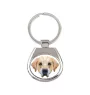 Labrador Retriever - geometric keychain with a photo and the inscription Art-Dog