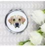 Labrador Retriever - mirror with a geometric design and the brand name Art-Dog
