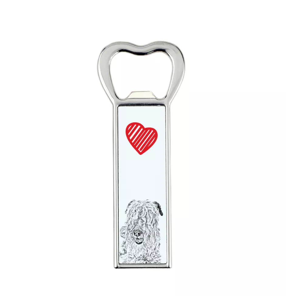 Lakeland Terrier - bottle opener with a dog, personalized fridge opener, unique gift for a man by Art-Dog brand