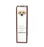 Labrador Retriever - geometrische Box mit einem Bild und Schriftzug für Wein der Marke Art-Dog