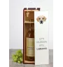 Labrador Retriever - geometrische Box mit einem Bild und Schriftzug für Wein der Marke Art-Dog