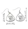 Labrador Retriever, retriever du Labrador I - boucles d'oreilles avec chien, boucles d'oreilles pendantes avec photo, bijoux personnalisés avec impression de la marque Art-Dog