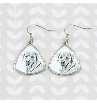Labrador Retriever I kolczyki ze zdjęciem psa Art-Dog