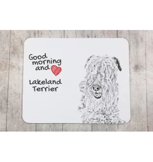 Lakeland Terrier - Mauspad mit Druck, personalisiertes Mauspad mit Hund, einzigartiges Gadget für Büroangestellte von Art-Dog.