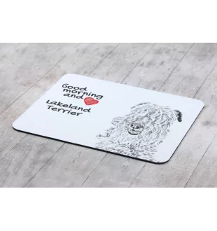 Lakeland Terrier - tapis de souris personnalisé avec impression, tapis de souris personnalisé avec chien, accessoire unique pour employé de bureau de la marque Art-Dog