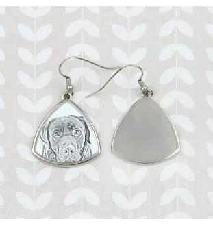 Labrador Retriever - Hund Ohrringe, hängende Ohrringe mit Bild, personalisierter Schmuck mit dem Aufdruck der Marke Art-Dog