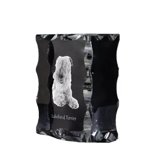 Lakeland Terrier - cristal avec photo de chien, statuette en verre avec photo, cadre exceptionnel avec photo de la marque Art-Dog